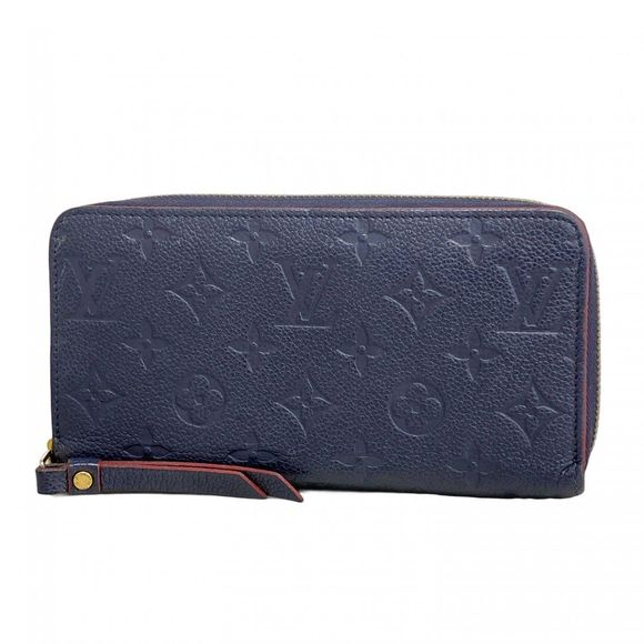 Louis Vuitton Monogram Empreinte Zippy Wallet M62121 Marine Rouge  Women's - Picture 1 of 16